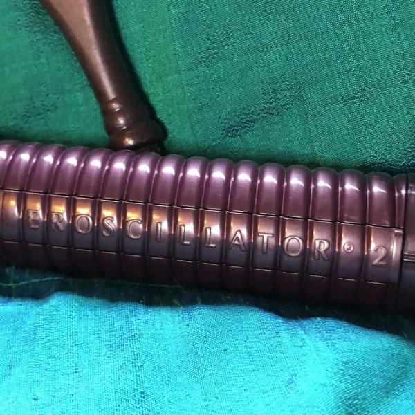 Close up of shaft of eroscillator 2 vibrator 